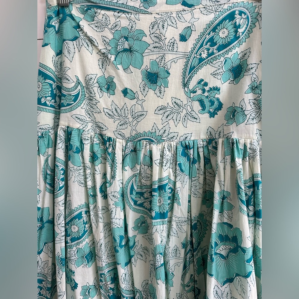 Chasing Unicorns The Ocean Gauze Maxi Skirt - Picture 4 of 7